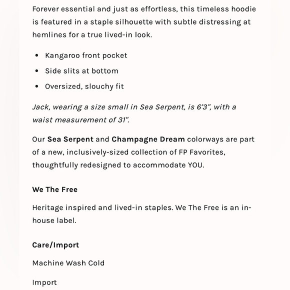 NEW Free People We The Free Zuma Hooded Sweatshirt In Sea Serpent Green - Picture 8 of 13